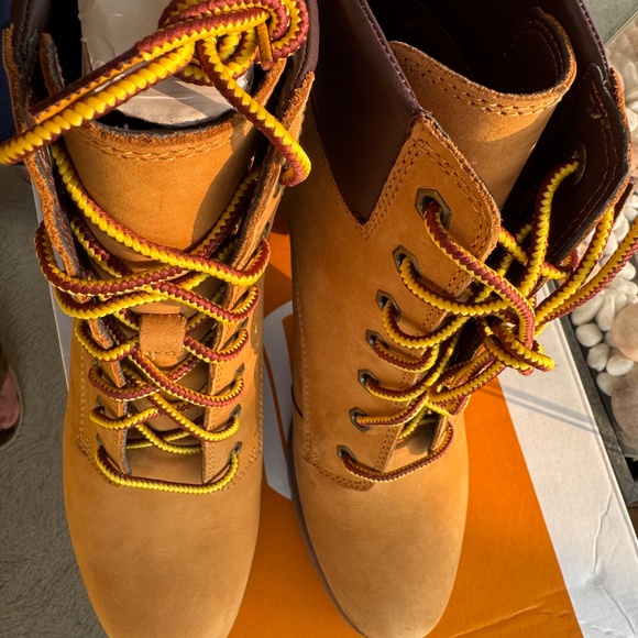 🆕 Timberland Allington Heel 6" wheat boot Sz 7.5 - Picture 12 of 16